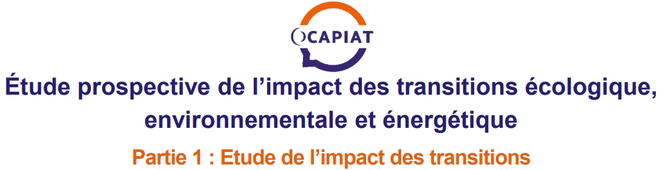 Étude prospective de l’impact des transitions écologique, environnementale et énergétique
